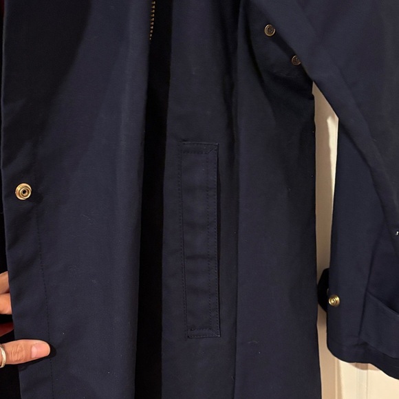 J. Crew Navy Jacket with Red Lining - Picture 5 of 7